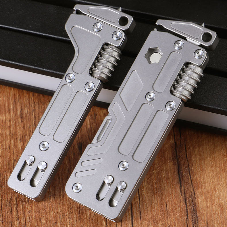 Portable Titanium 10‑In‑One Outdoor Multi‑Function Tool