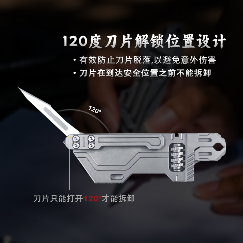 6-in-1 TC4 titanium EDC multi tool 2.0