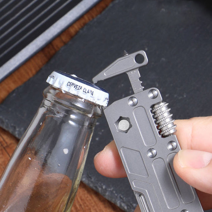 Portable Titanium 10‑In‑One Outdoor Multi‑Function Tool