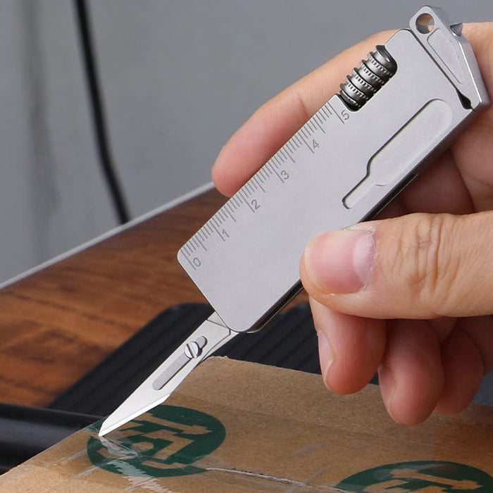 Portable Titanium 10‑In‑One Outdoor Multi‑Function Tool
