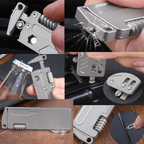 Portable Titanium 10‑In‑One Outdoor Multi‑Function Tool