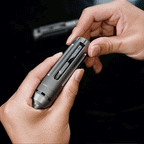 TorqueTi GR5 Titanium Pocket Ratchet Tool Fold Torque Arm 8 Bits Storage