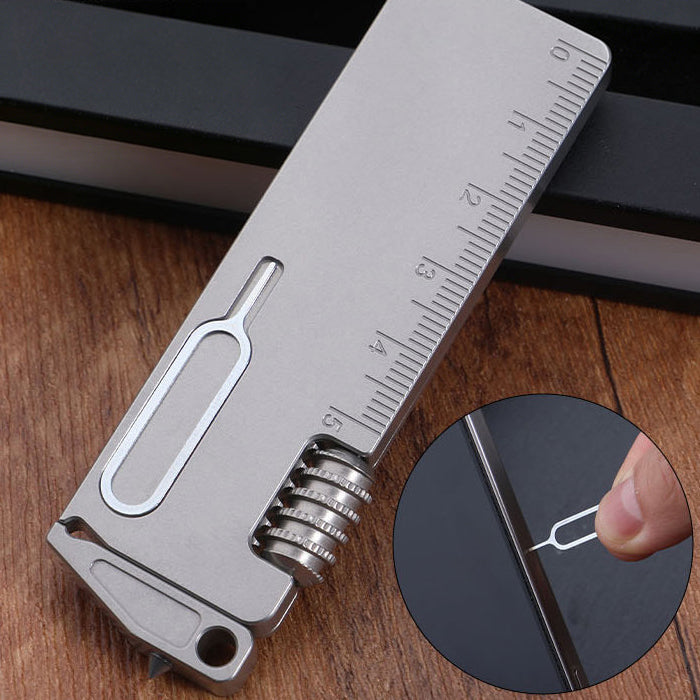 Portable Titanium 10‑In‑One Outdoor Multi‑Function Tool