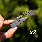 TC4 Titanium EDC Pry Bar Multi Tool