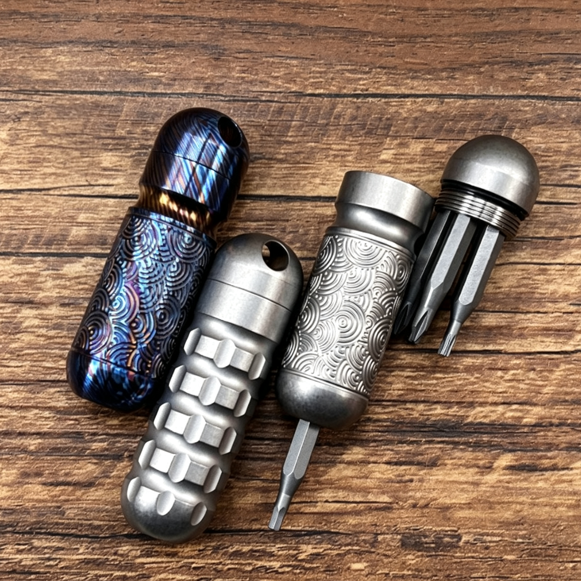 Compact 5-Bit Pocket Carry Tool