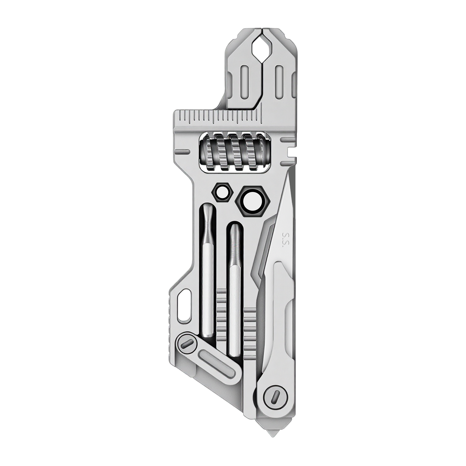 6-in-1 TC4 titanium EDC multi tool 2.0