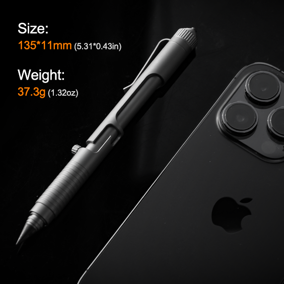 Titanium Bolt‑Action EDC Multi‑Function Tool Pen