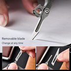 Compact Titanium 9‑In‑1 Pocket Pry‑Bar Multi‑Tool