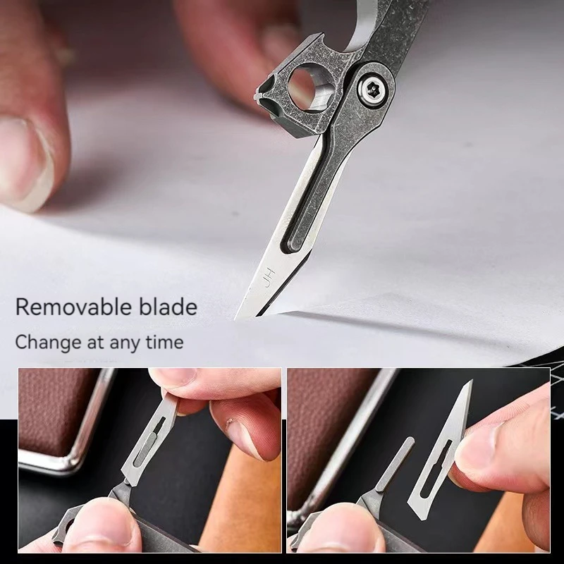 Compact Titanium 9‑In‑1 Pocket Pry‑Bar Multi‑Tool