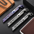 Compact Titanium 9‑In‑1 Pocket Pry‑Bar Multi‑Tool