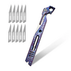 Compact Titanium 9‑In‑1 Pocket Pry‑Bar Multi‑Tool