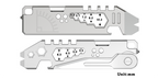 TC4 Titanium EDC Pry Bar Multi Tool