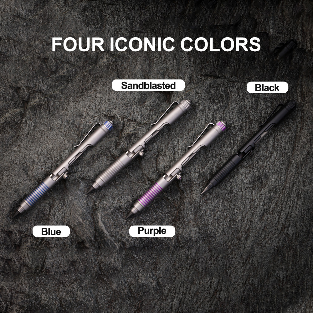 Titanium Bolt‑Action EDC Multi‑Function Tool Pen