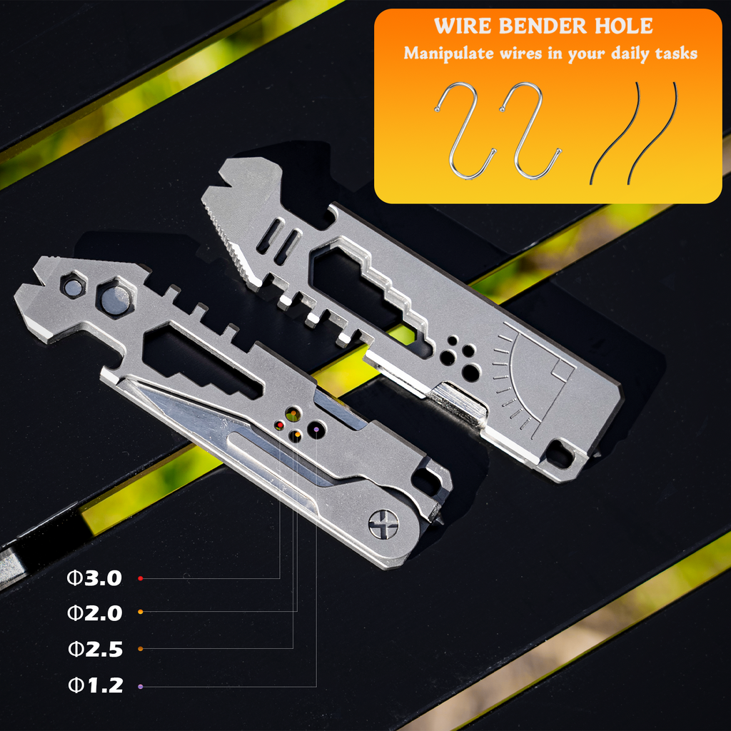 TC4 Titanium EDC Pry Bar Multi Tool