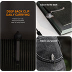 Titanium Bolt‑Action EDC Multi‑Function Tool Pen