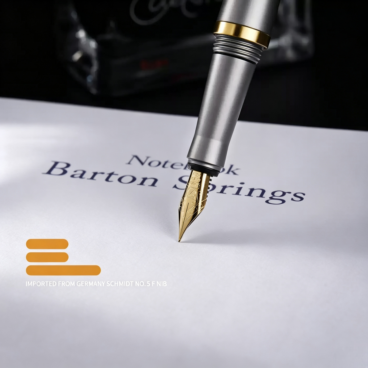 Twist‑Expand Grade‑5 Titanium Pocket Fountain Pen