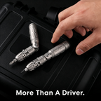 Titanium Multi‑Position Foldable Ratchet Screwdriver | Pocket EDC Repair Tool