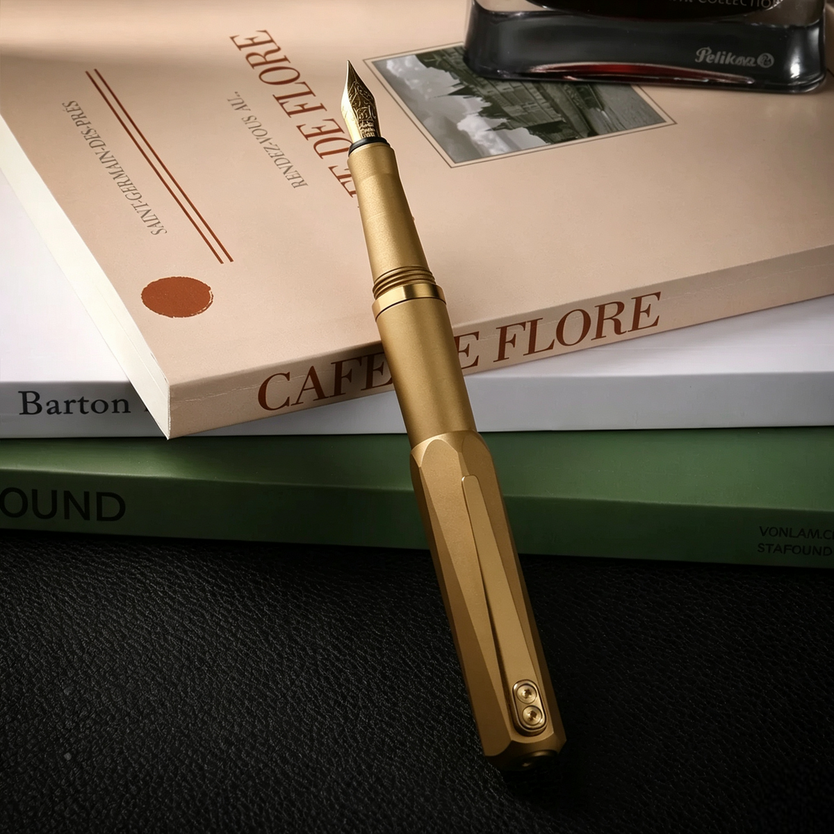 Twist‑Expand Grade‑5 Titanium Pocket Fountain Pen