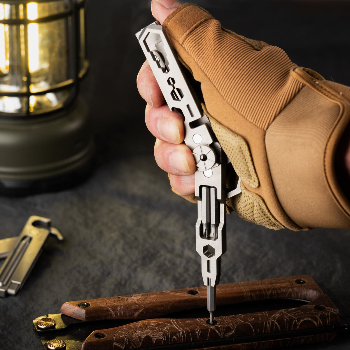 Modular Grade‑5 Titanium EDC Utility Multi‑Tool