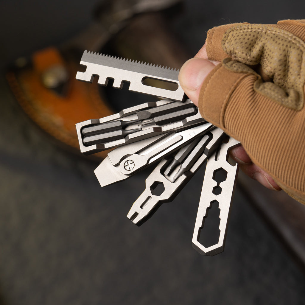 Modular Grade‑5 Titanium EDC Utility Multi‑Tool