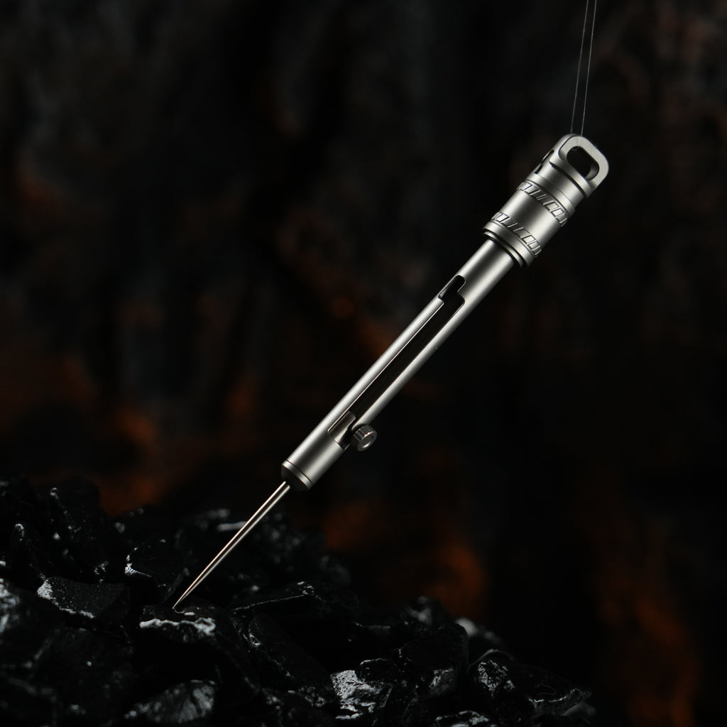 Titanium Keychain EDC Multi‑Function Pick Tool