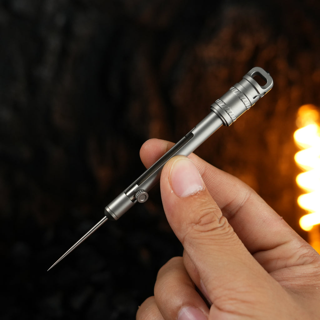 Titanium Keychain EDC Multi‑Function Pick Tool