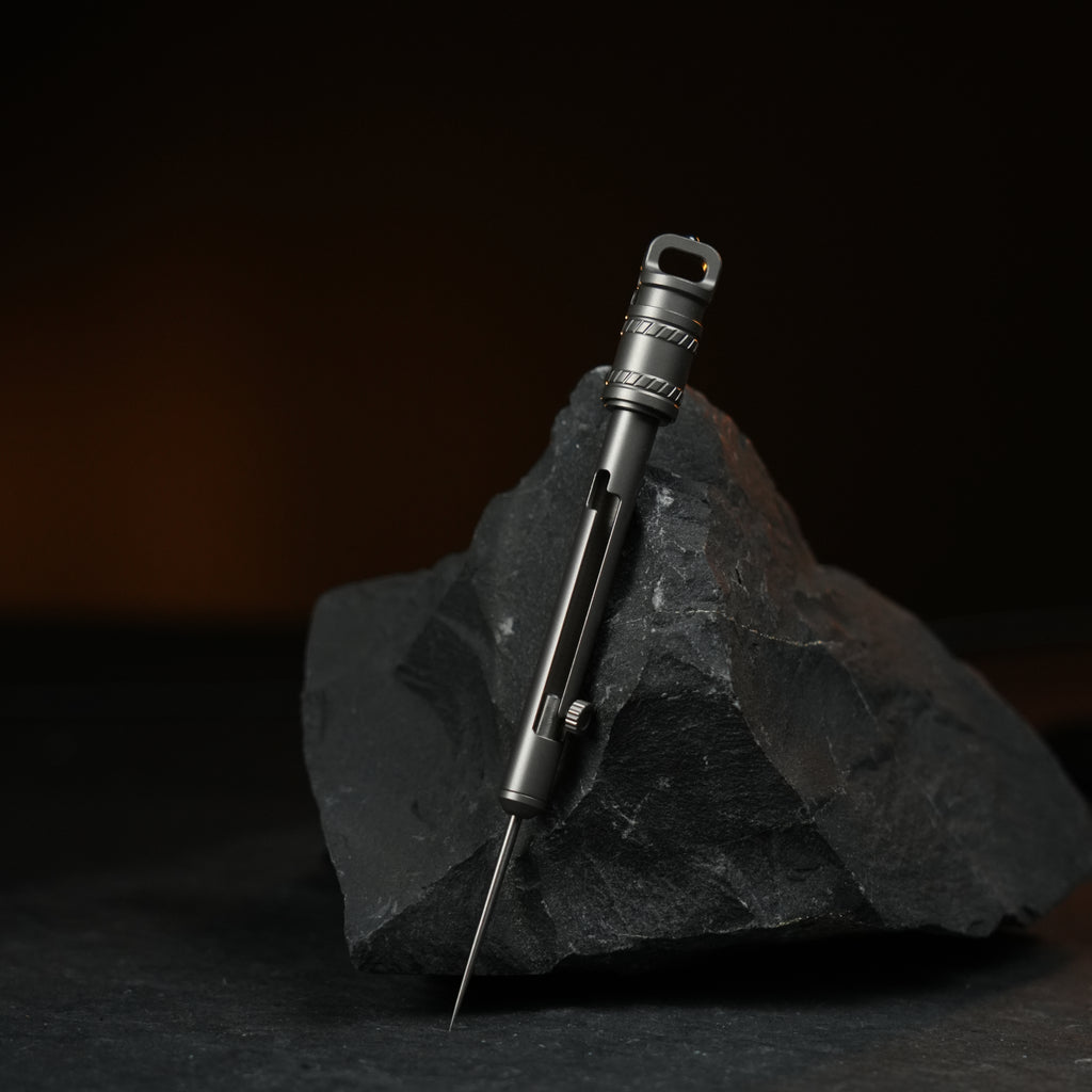 Titanium Keychain EDC Multi‑Function Pick Tool