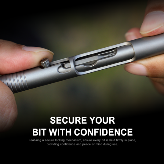 Titanium Bolt‑Action EDC Multi‑Function Tool Pen