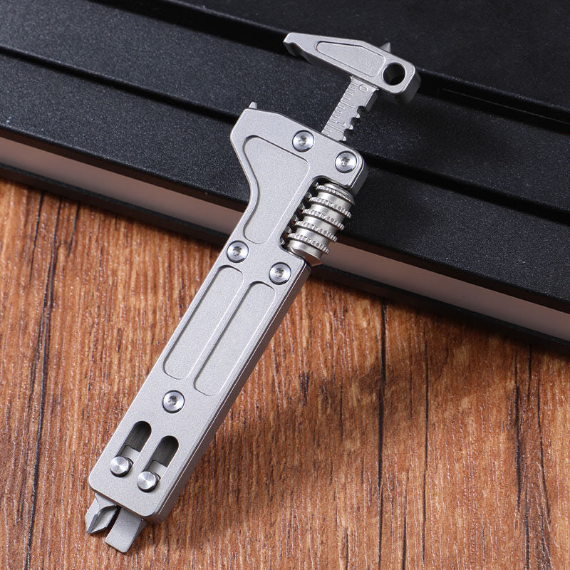 Portable Titanium 10‑In‑One Outdoor Multi‑Function Tool
