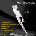 Titanium Compact EDC Multi‑Function Pry Tool