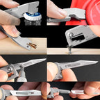 Titanium Compact EDC Multi‑Function Pry Tool
