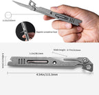 Compact Titanium 9‑In‑1 Pocket Pry‑Bar Multi‑Tool