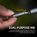 Titanium Bolt‑Action EDC Multi‑Function Tool Pen