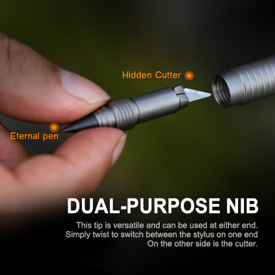 Titanium Bolt‑Action EDC Multi‑Function Tool Pen