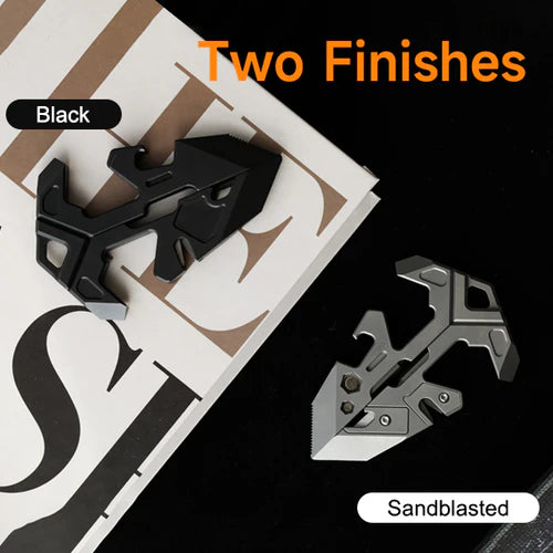 V-Titan Fold GR5 Titanium 12-in-1 EDC Multi Tool & Dual Angle Phone Stand