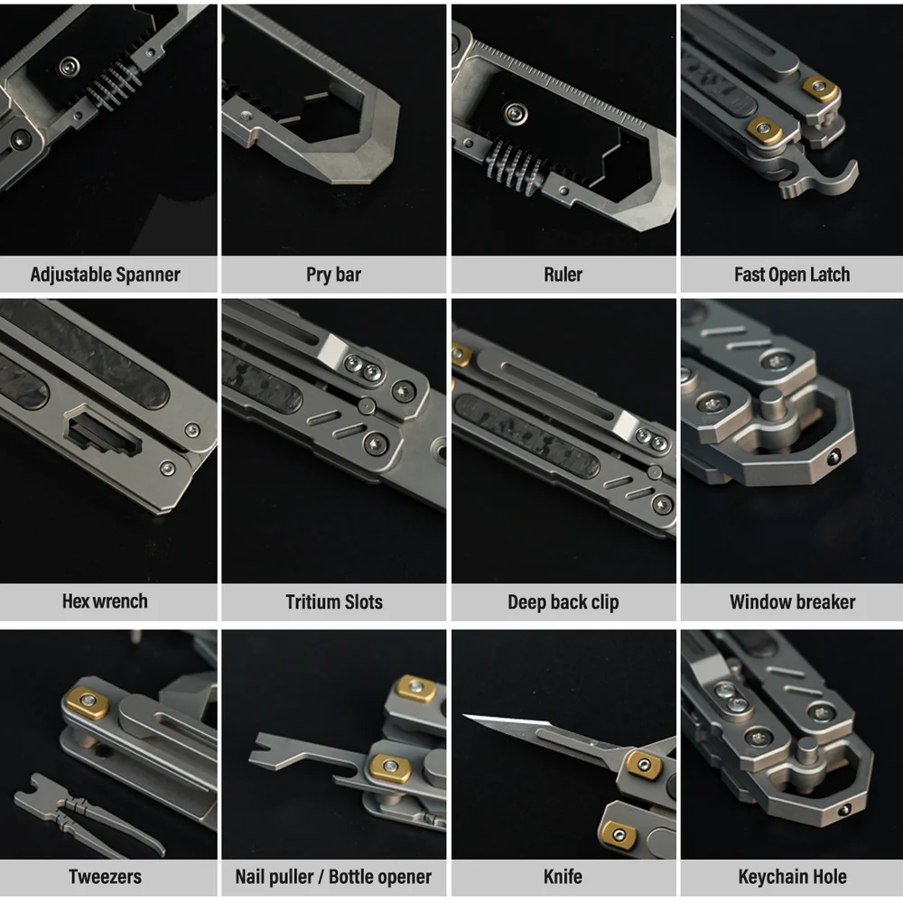 Flip 12 Titanium Multi Wrench
