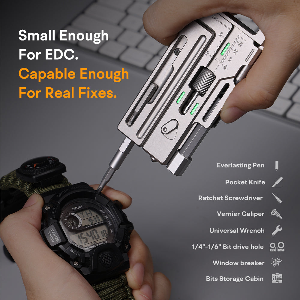 GR5 Titanium EDC Multi-Tool-PLUS（Pre‑order Early‑Bird Price: Ships within 10 days）