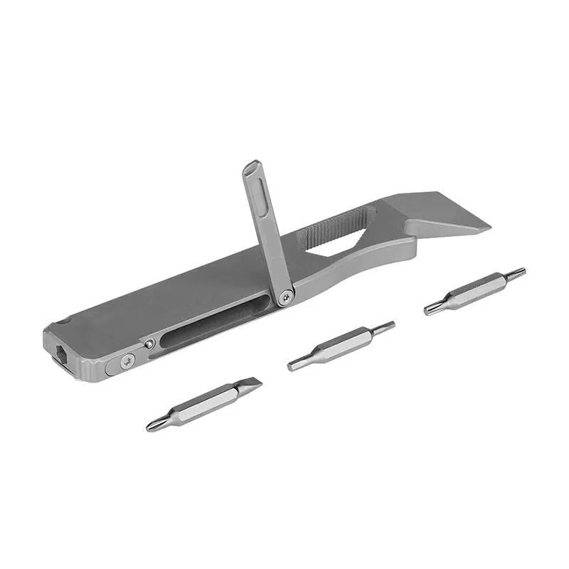 Titanium Multi-Function Pocket EDC Pry Tool